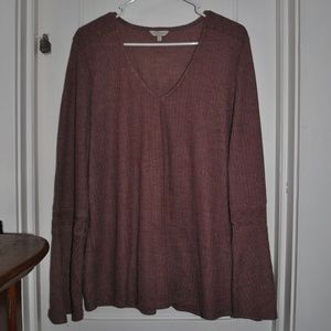 Lucky Brand Bell Sleeved Top